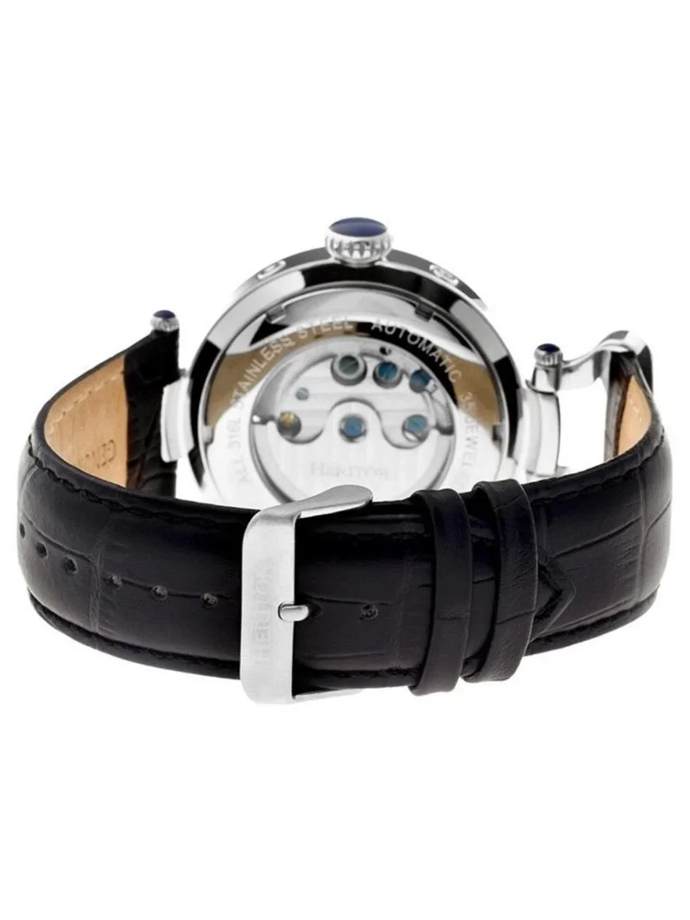 NWT Heritor Ganzi Automatic Multi-Function Silver Dial Men's Watch